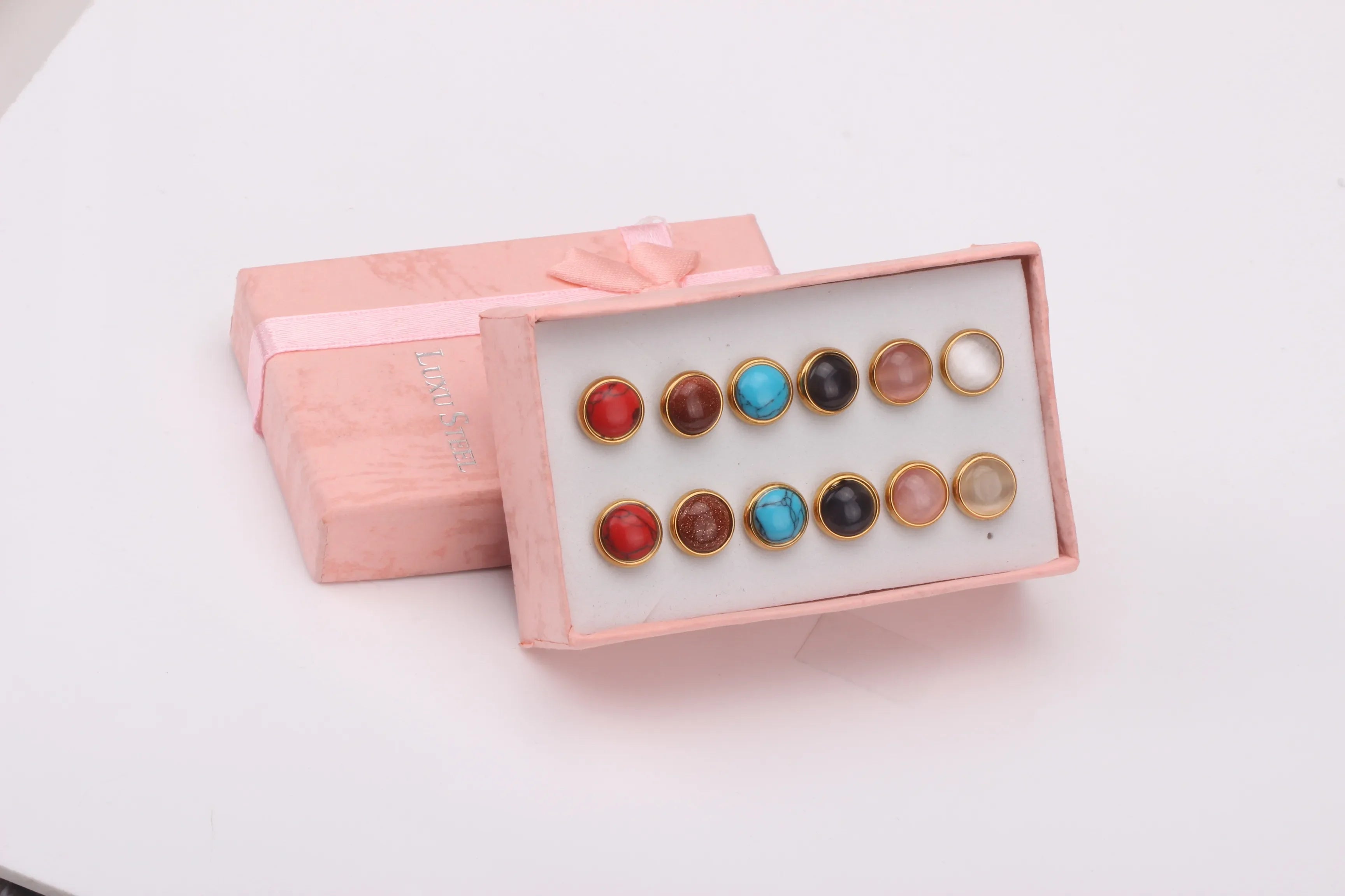 FLowers 6Pairs Earring - Piña Colada