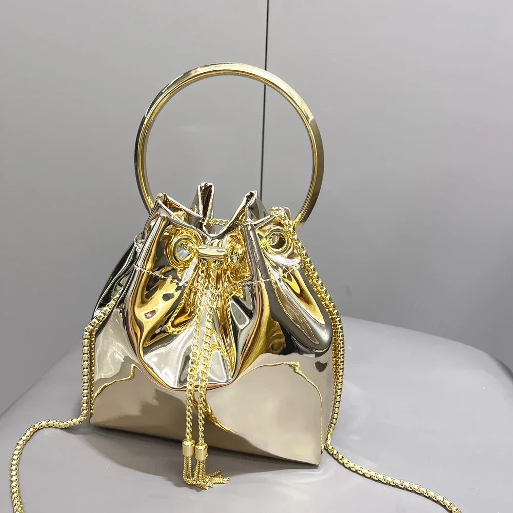 Evening clutch Bag Bucket - Piña Colada