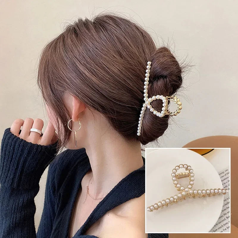 Metal Geometric Hair Claws - Piña Colada