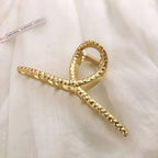 Metal Geometric Hair Claws - Piña Colada