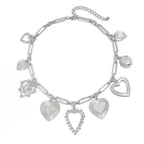 Big Love Heart Pendant - Piña Colada