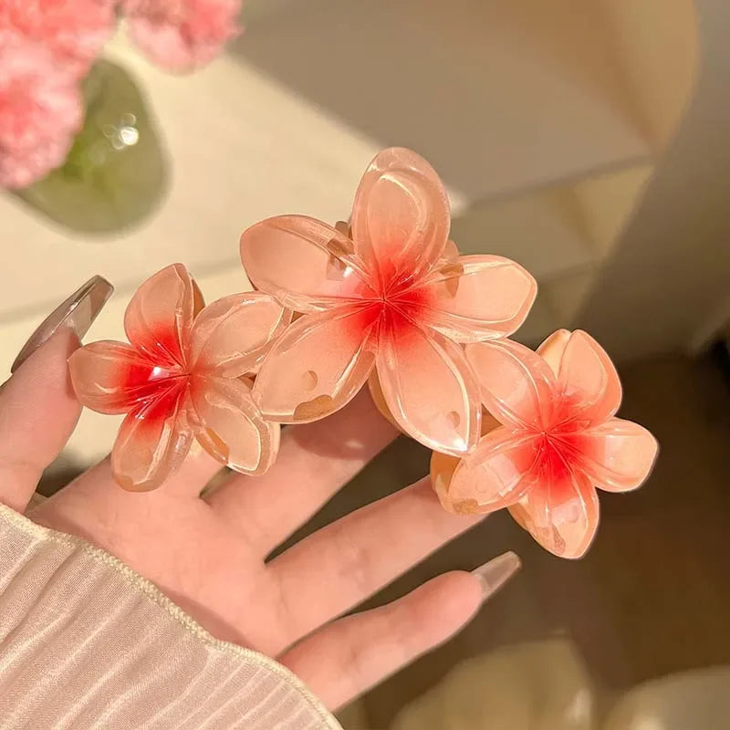 Flower Hair Claw Clips - Piña Colada
