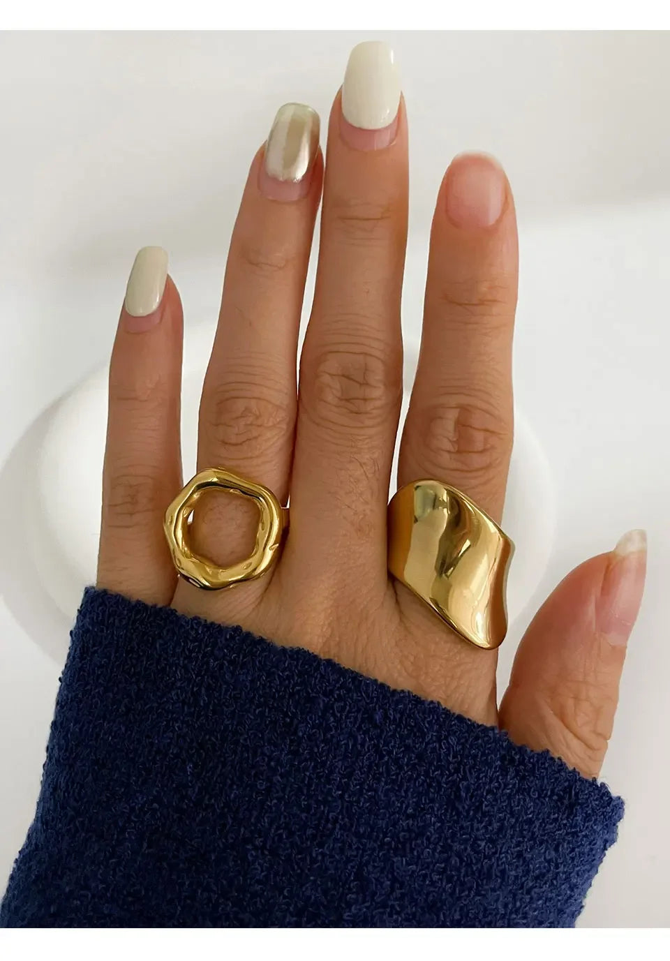 Gold Plated Rings - Piña Colada