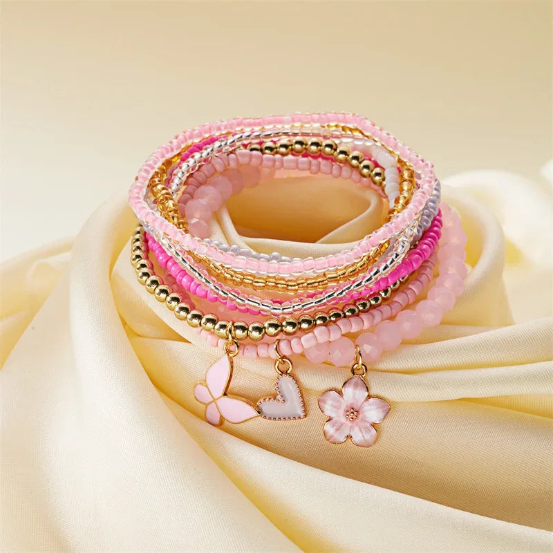 9pcs/set Bohemian Bracelet - Piña Colada