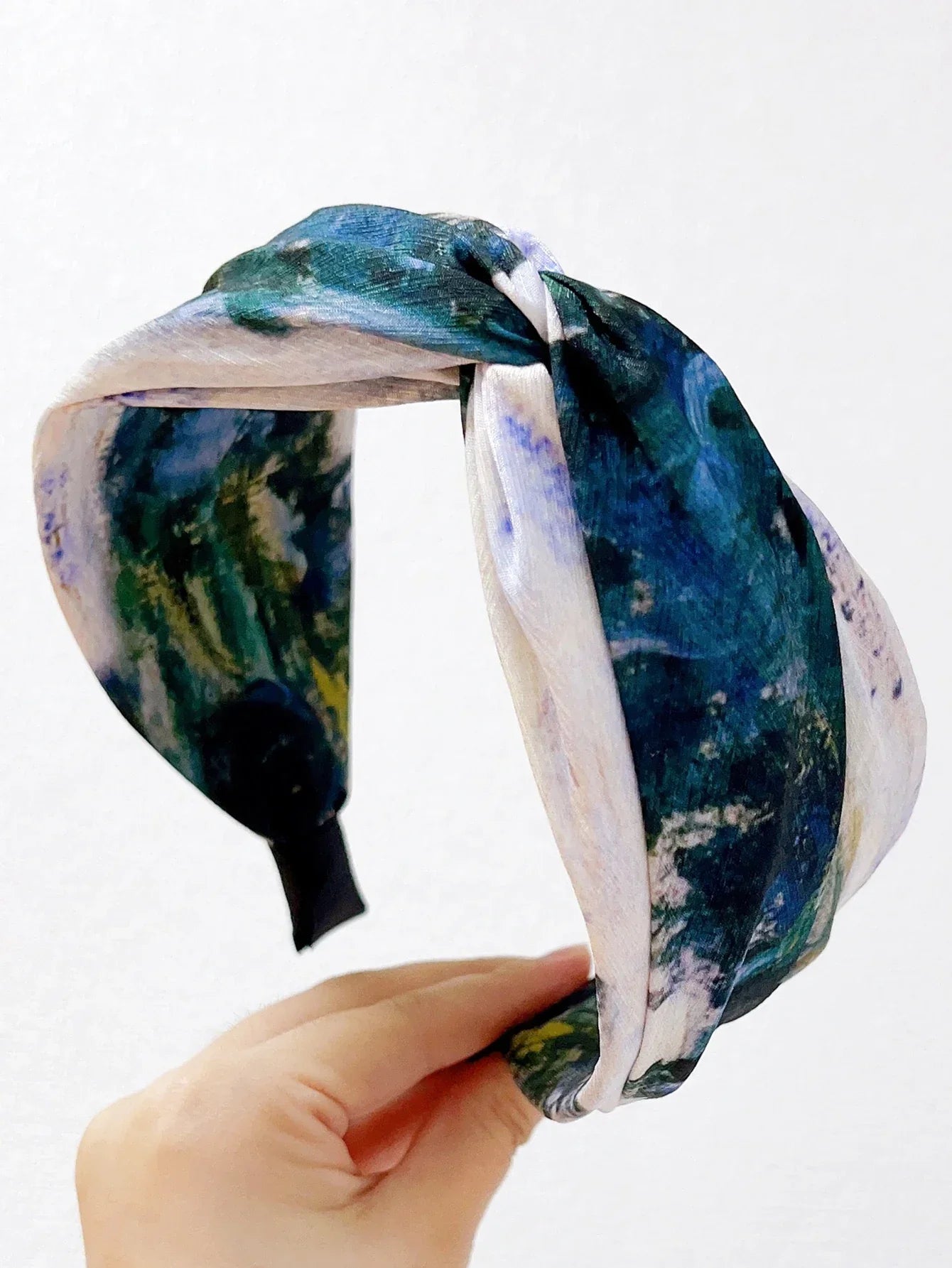 Hairband Wide Side Cross Knot Turban - Piña Colada