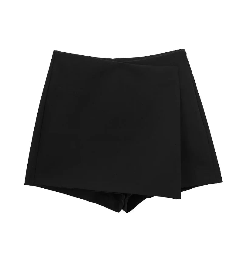 High Waist Tiered Skort – Chic Casual Elegance - Piña Colada