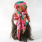 Bohemian Silk Scarf - Piña Colada