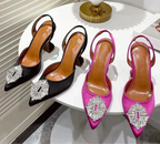 Design Silk Women Pumps Crystal - Piña Colada