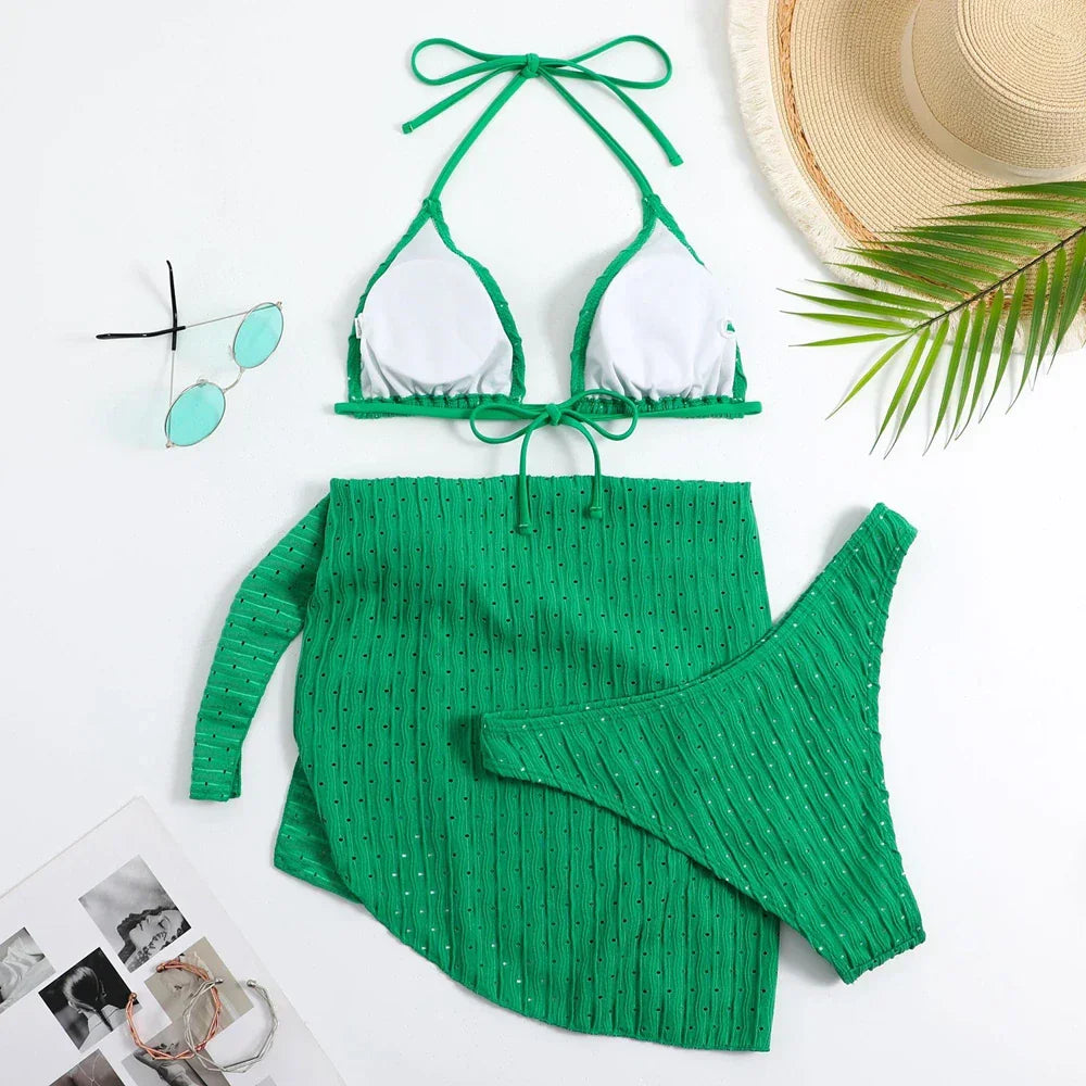 Bikini 3 Pieces Thong - Piña Colada