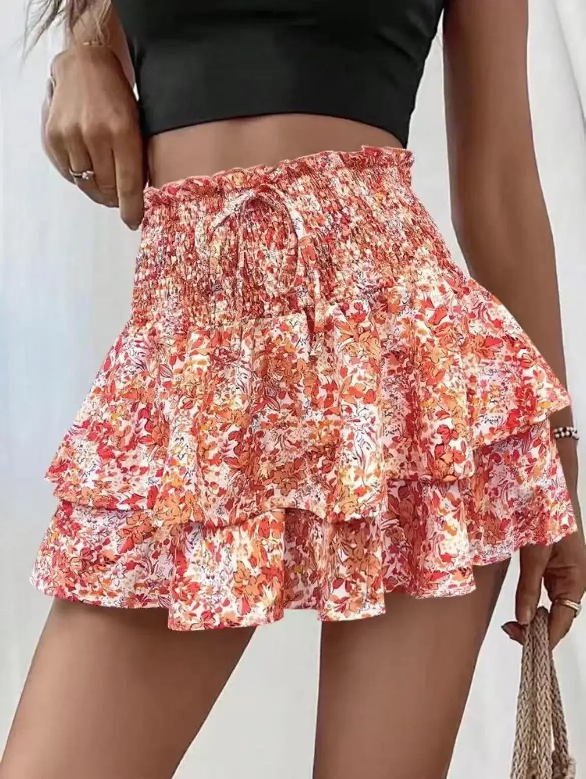 Floral Shorts - Piña Colada