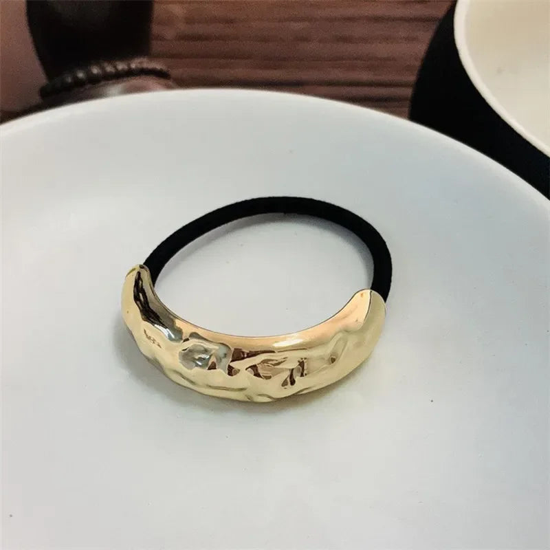 Metal Irregular Double-Layer Hair Bands - Piña Colada