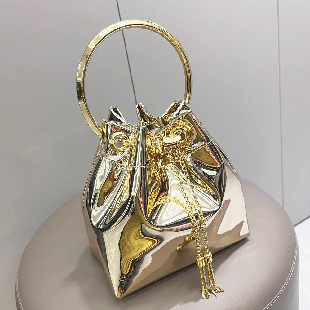 Evening clutch Bag Bucket - Piña Colada