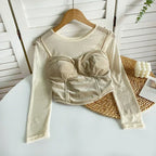 Velvet Short Top - Piña Colada