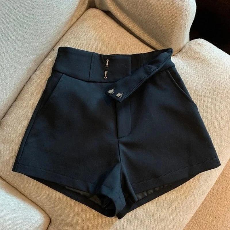 Streetwear Shorts Elegant High Waist - Piña Colada