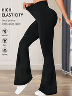 High Waisted Pants Slim - Piña Colada