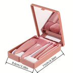 5-Piece Makeup Brush Set - Piña Colada
