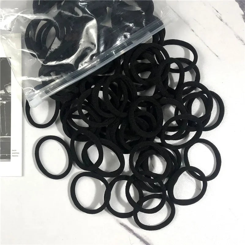 50PCS Elastic Hair Bands Set - Piña Colada
