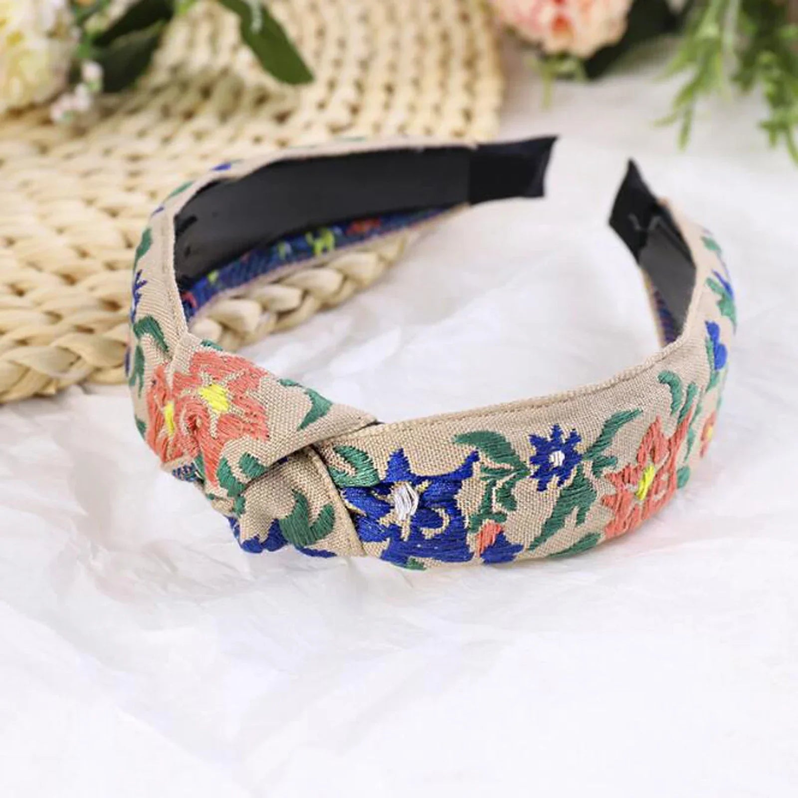 Headband Bohemia Flower - Piña Colada