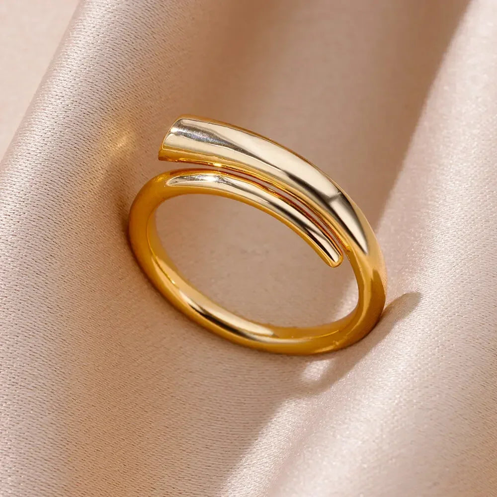 Stainless Steel Rings Aesthetic - Piña Colada
