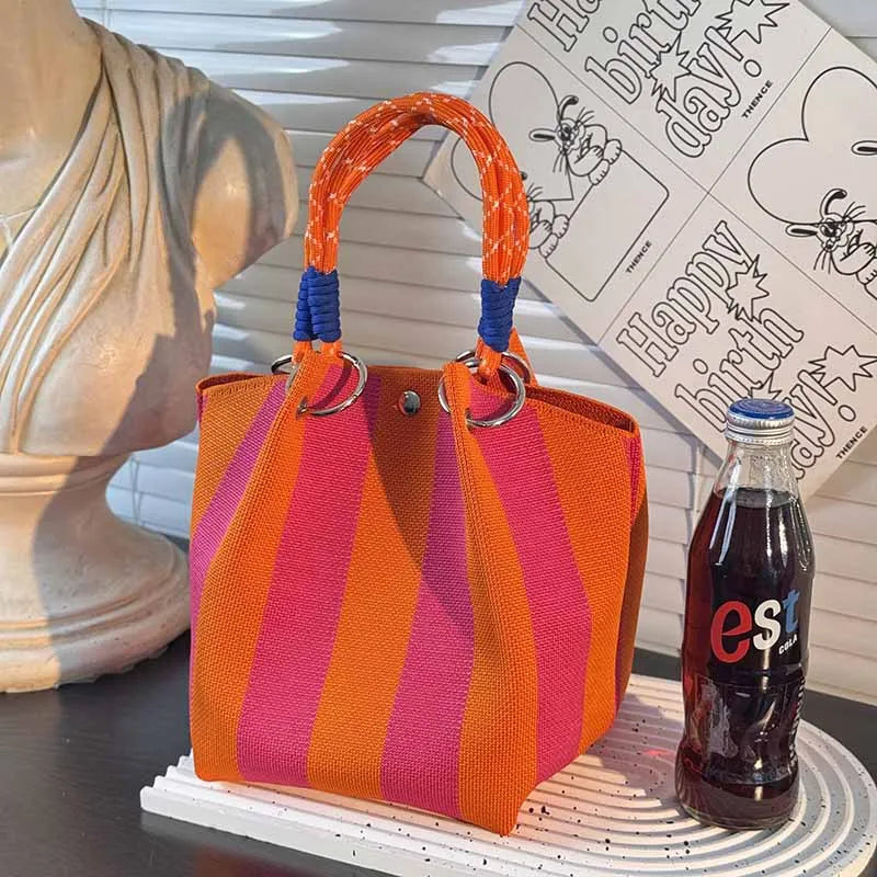Geometric Casual Tote Bag