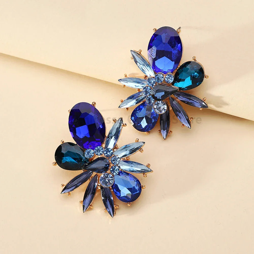 Shiny Stud Earrings For Women - Piña Colada