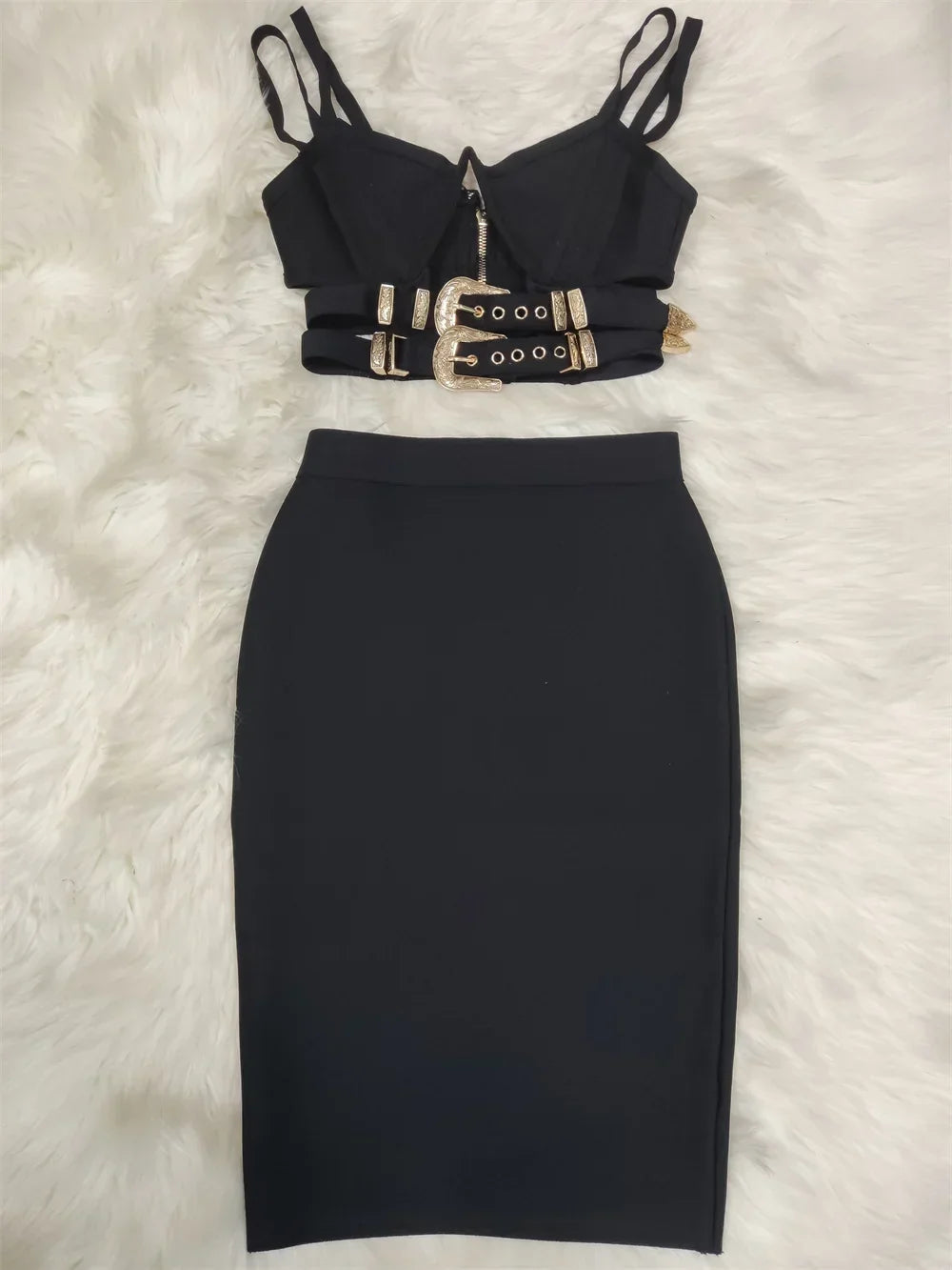 V-Neck Appliqué Mini Dress – Sleek & Sexy Summer Style - Piña Colada
