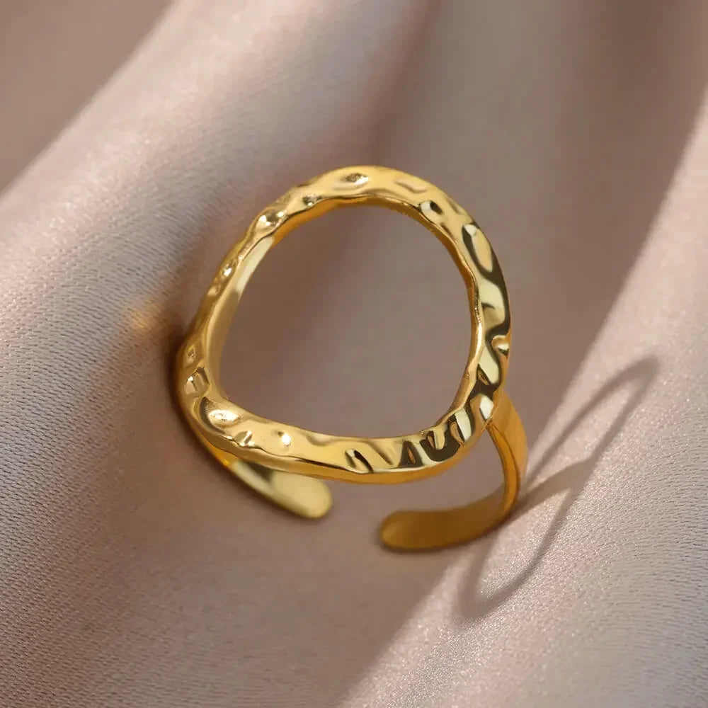 Stainless Steel Rings Aesthetic - Piña Colada