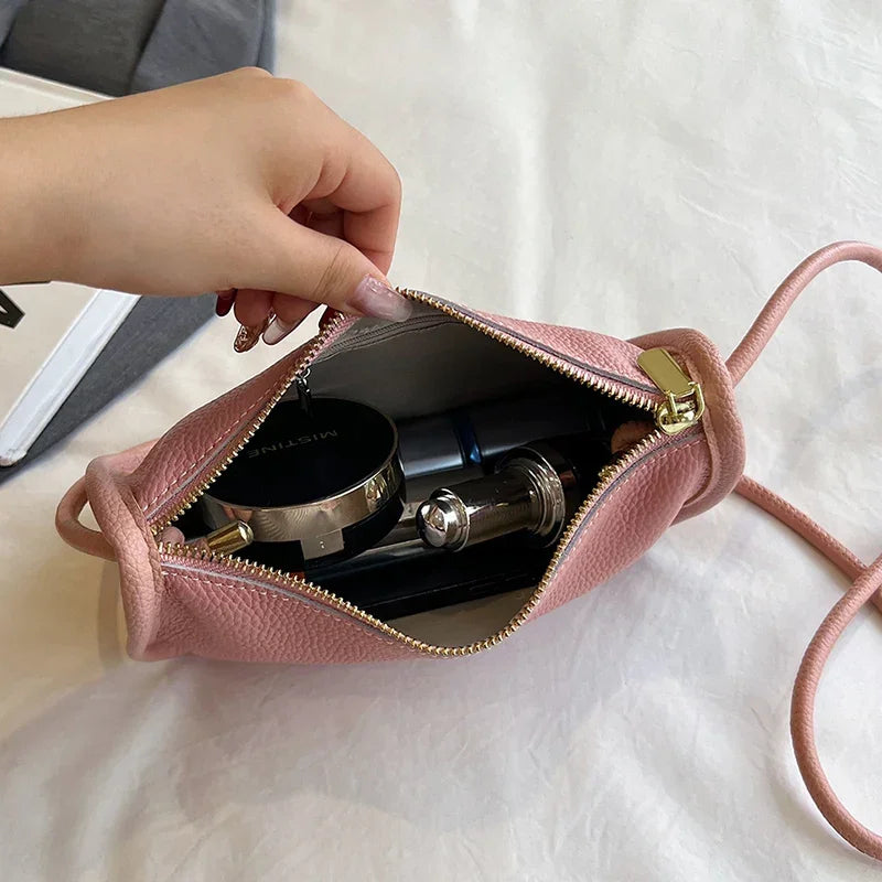 Leather Crossbody Bags - Piña Colada