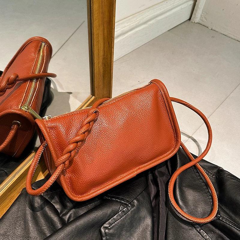 Leather Crossbody Bags - Piña Colada
