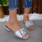 New Low Heels Women's Slippers Outdoor Slippers - Piña Colada