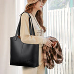 Soft Leather Shoulder Bag - Piña Colada