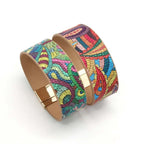 Wrap Leather Bracelet - Piña Colada