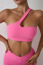 One-Shoulder Sexy Sports Bra