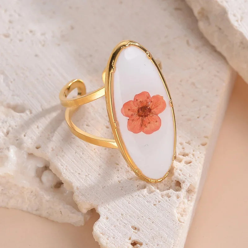 Adjustable Stainless Steel Waterproof Ring - Piña Colada