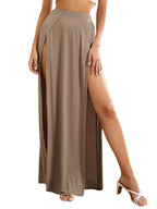 Elastic High Waist Skirts - Piña Colada