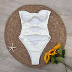 Bikini Set Solid Beachwear - Piña Colada