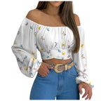 Off Shoulder Blouse - Piña Colada