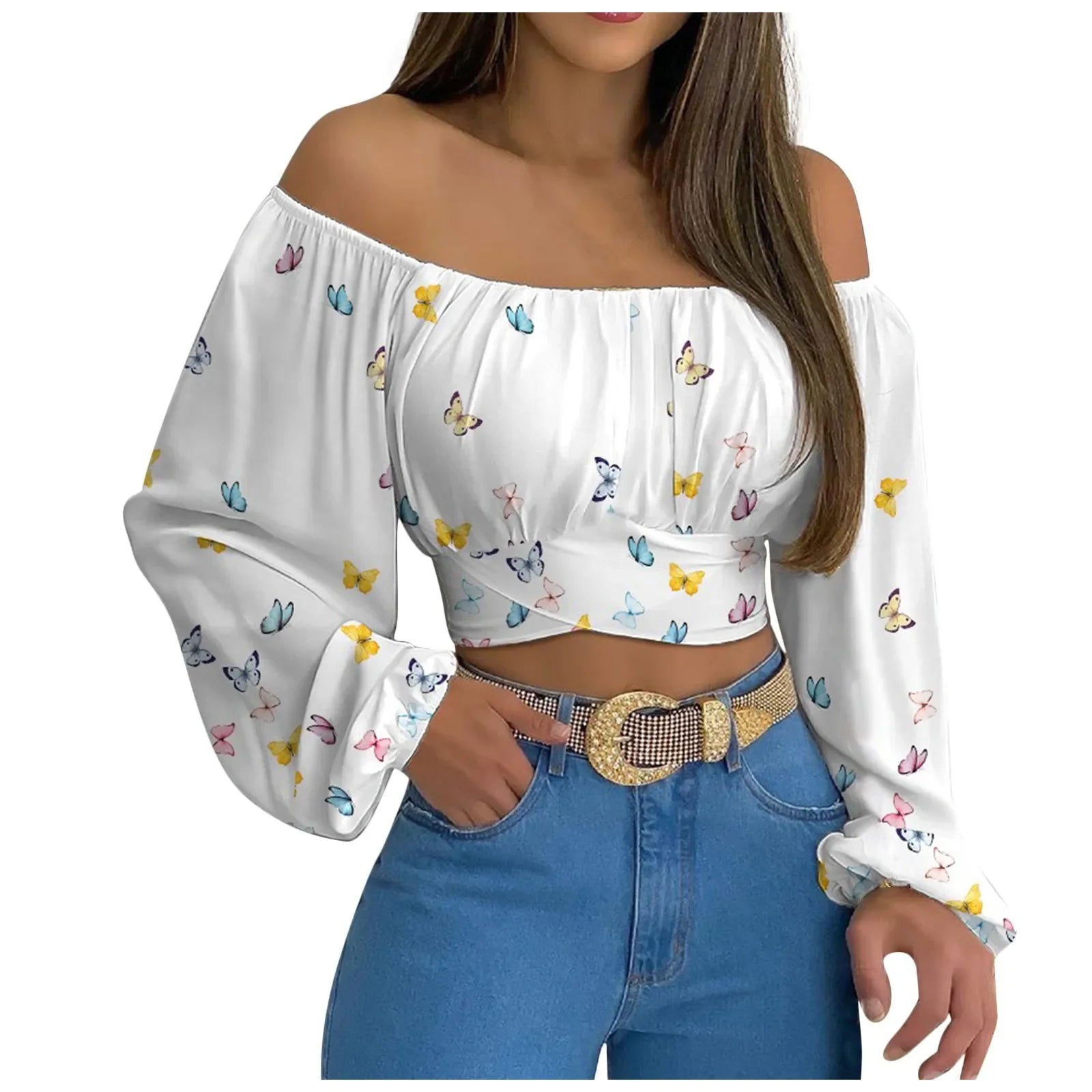 Off Shoulder Blouse - Piña Colada