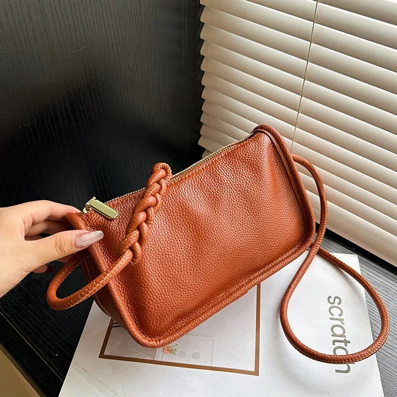 Leather Crossbody Bags - Piña Colada