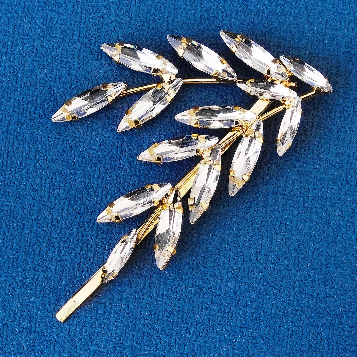 Clear Crystal Hair Pins - Piña Colada