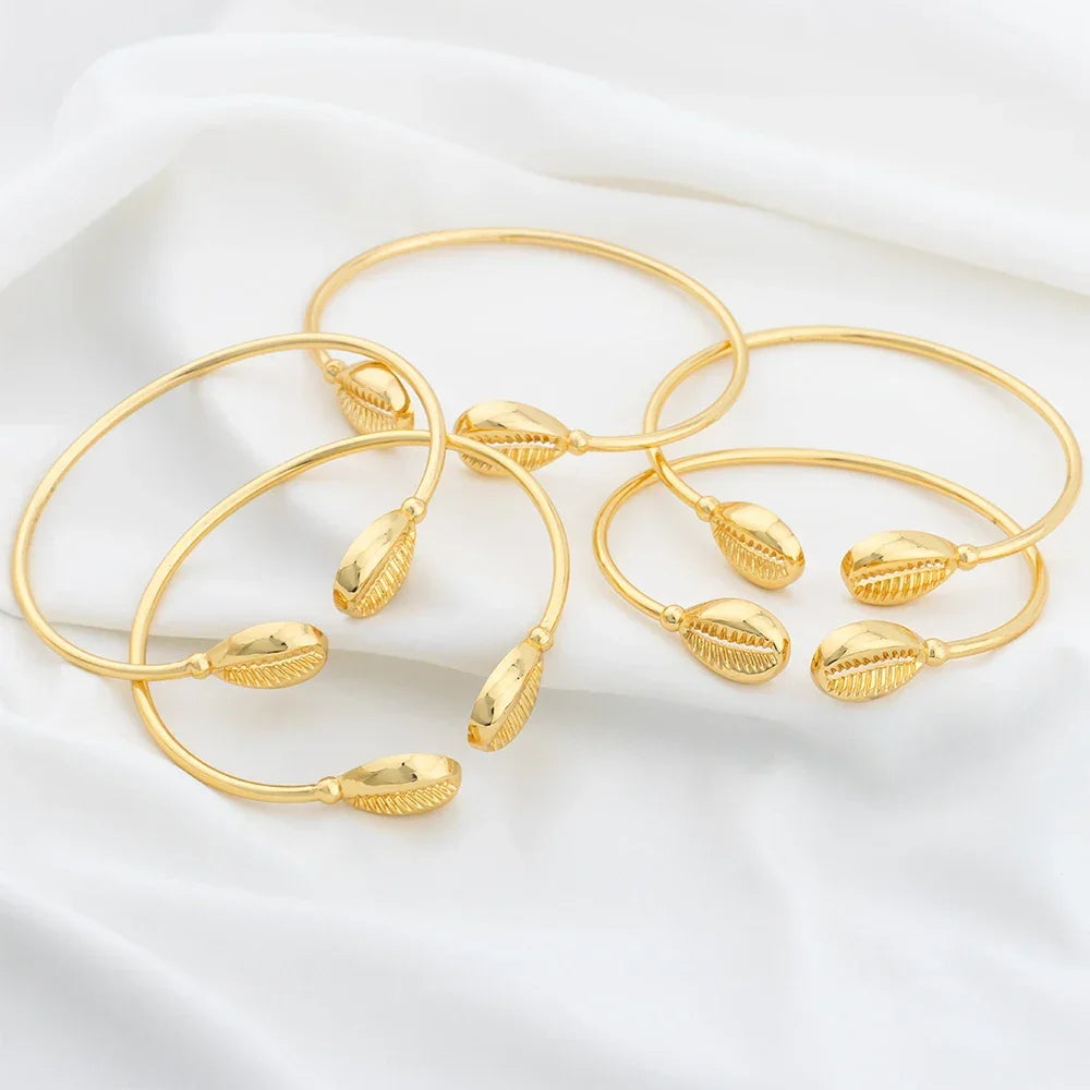 Shell Shape Bangles