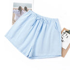 Summer Women Cotton Linen Shorts - Piña Colada