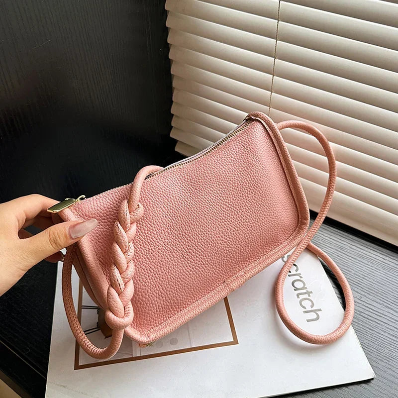 Leather Crossbody Bags - Piña Colada
