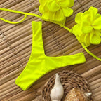 Floral Bikini 2025 Women Swimsuit - Piña Colada