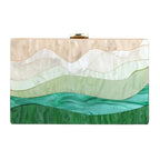 Geometric Box Clutch - Piña Colada