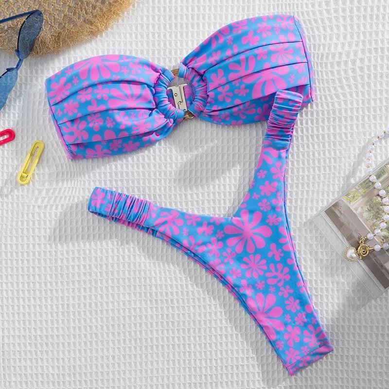 Push Up Swimsuit - Piña Colada