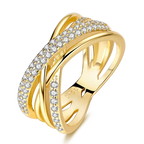 925 Sterling Ring Gold - Piña Colada