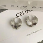 Large Ear Buckle Earrings - Piña Colada