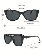 Sunglasses for Women – UV400 Protection, Retro Street Style - Piña Colada