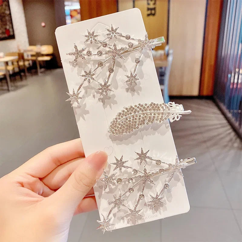 Trendy Geometric Hairpins for Women - Piña Colada